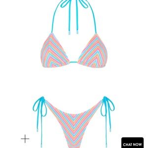 Triangl sherbert stripe bikini